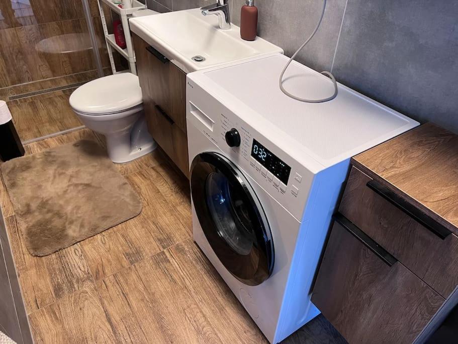 Przytulne Z Widokiem Apartman Szczecin Kültér fotó