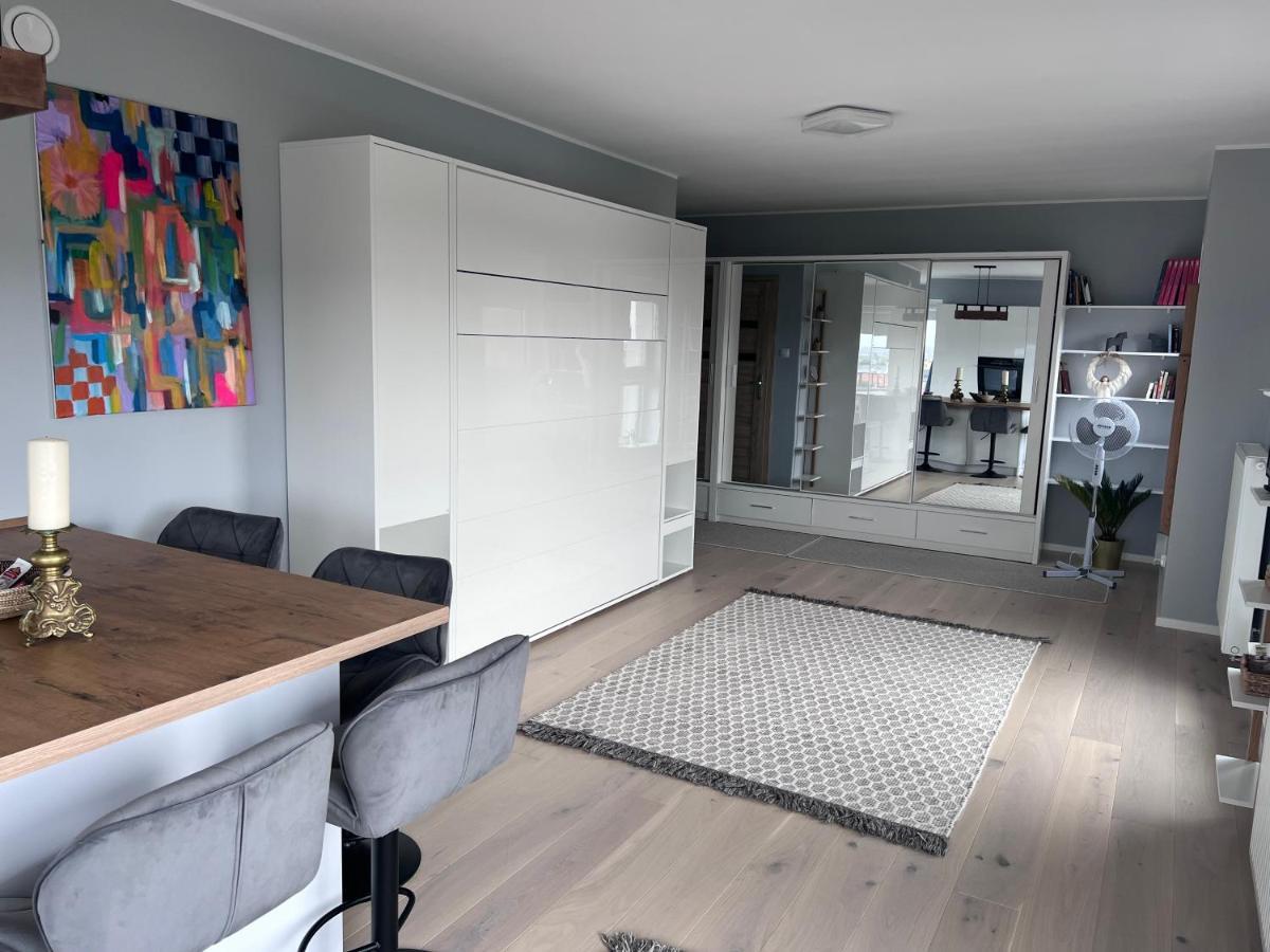 Przytulne Z Widokiem Apartman Szczecin Kültér fotó