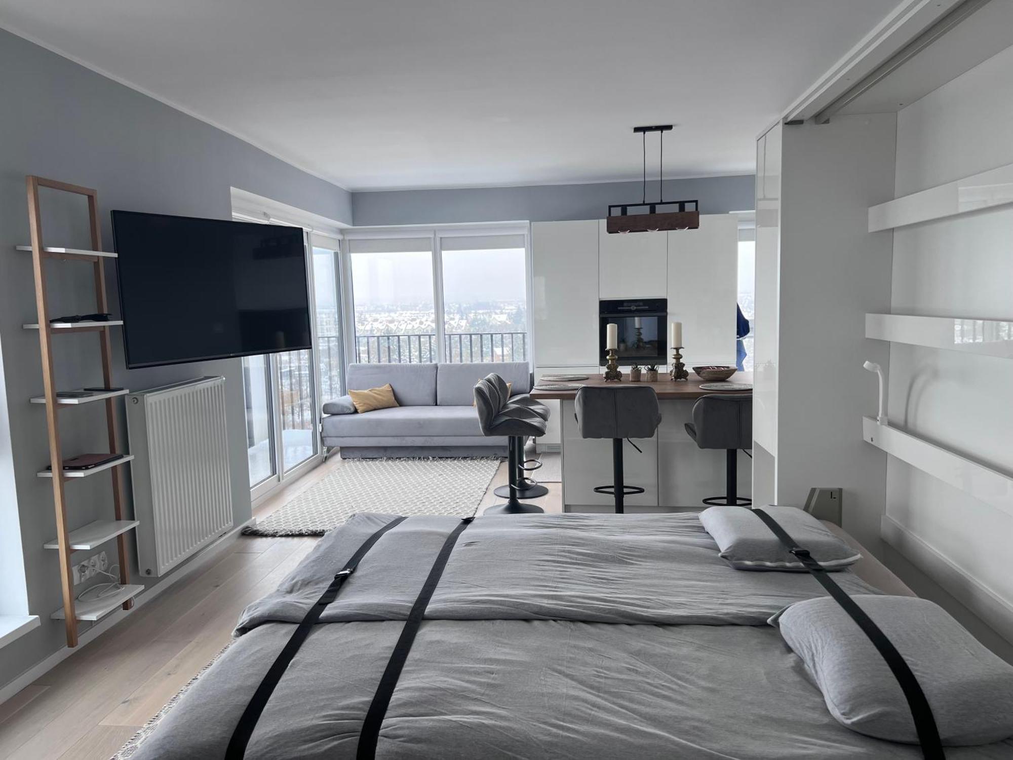 Przytulne Z Widokiem Apartman Szczecin Kültér fotó